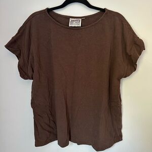 Jungmaven Chocolate Brown Short Sleeve Tee